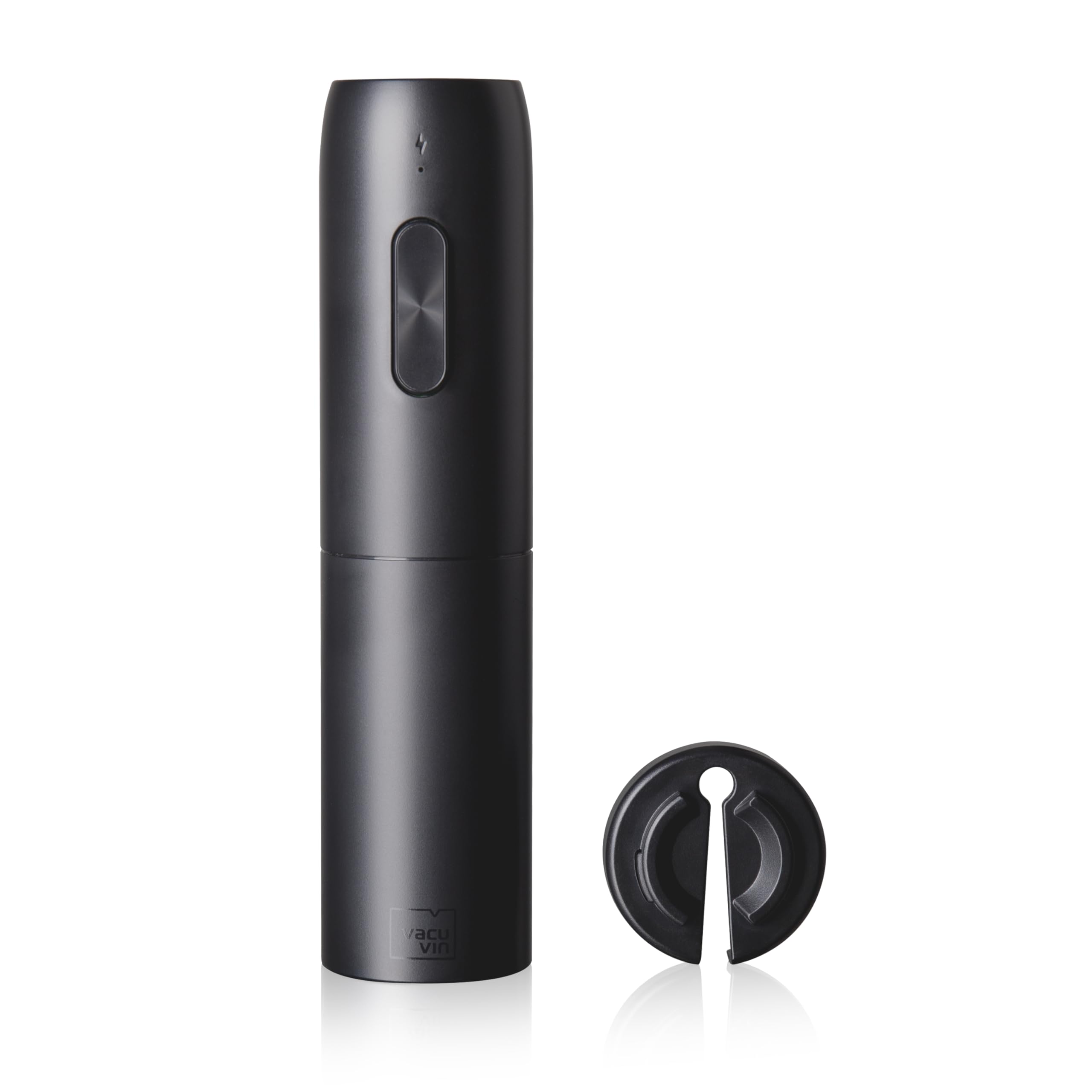 Abridor de vino eléctrico - Sacacorchos automático con carga USB - Operación de un solo toque - Abre botellas sin esfuerzo - Abrevino recargable para corcho y corchos sintéticos