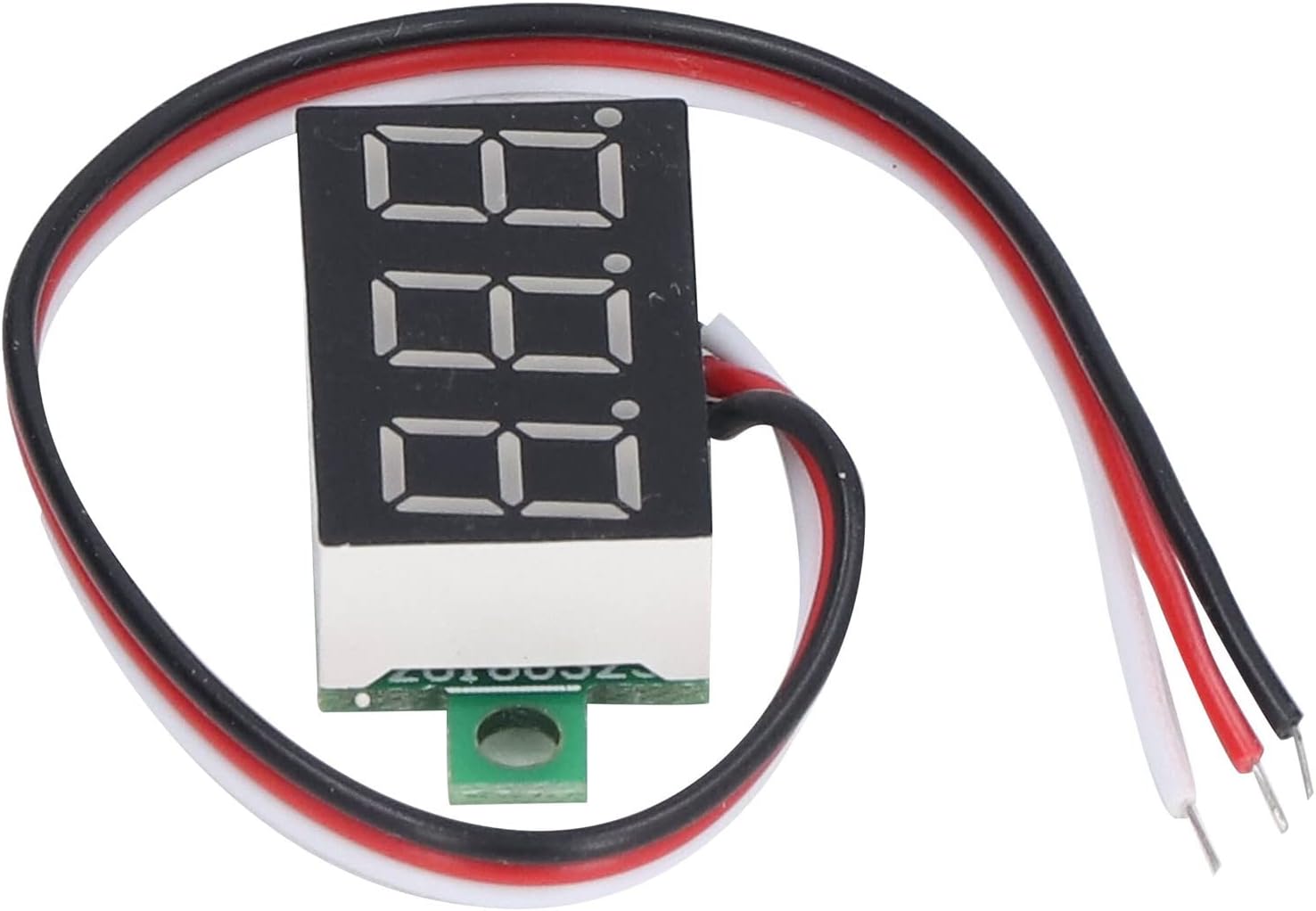 LED 디지털 전압계 디지털 DC 전압계 역극성 보호 0.36IN300MS DIY 생산 차량용 재생률 정확한 측정  리드-Freehip.co.kr