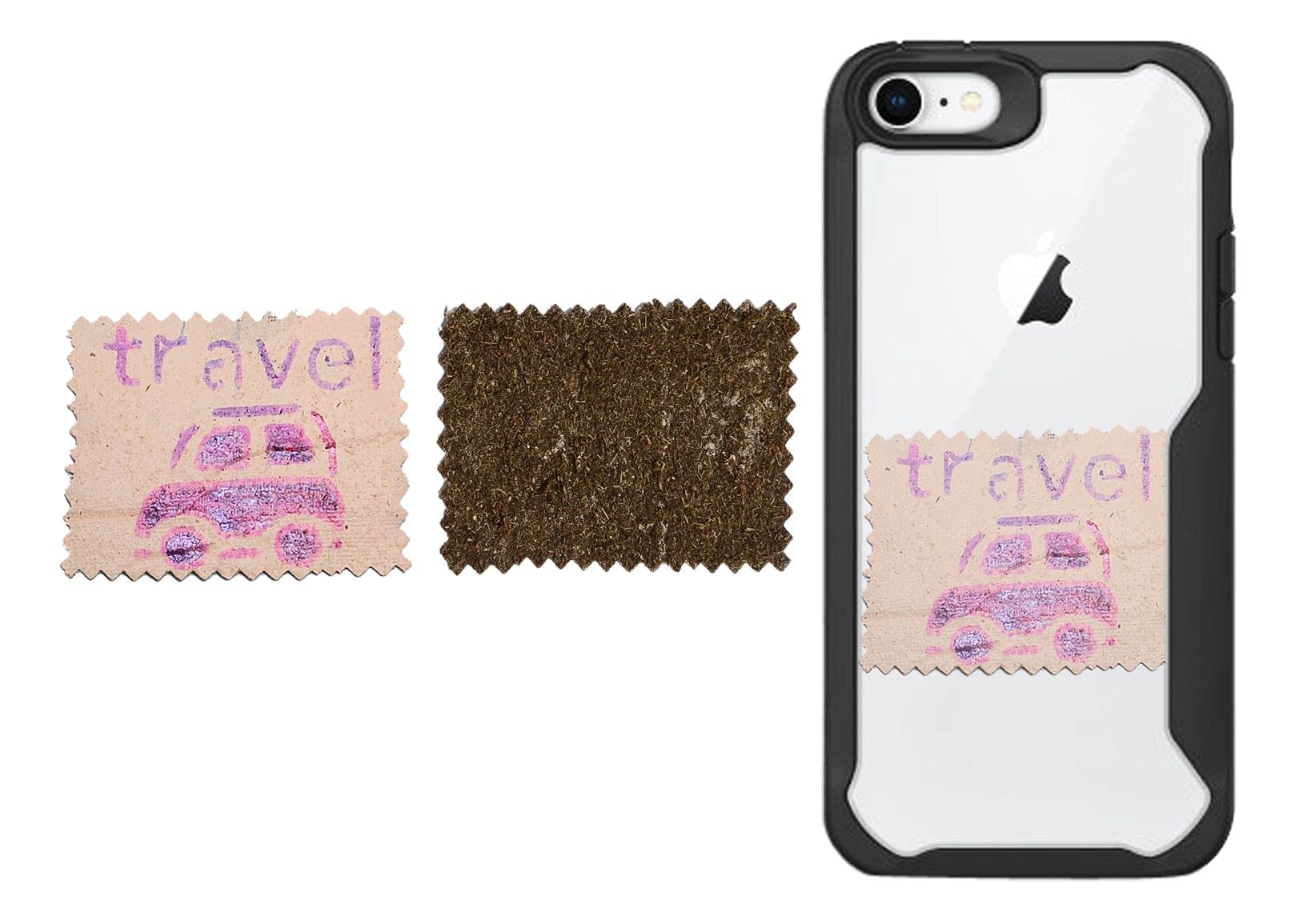 Go Kriti Cow Dung Panchagavya Gobar Anti Radiation Mobile Chip - Brown