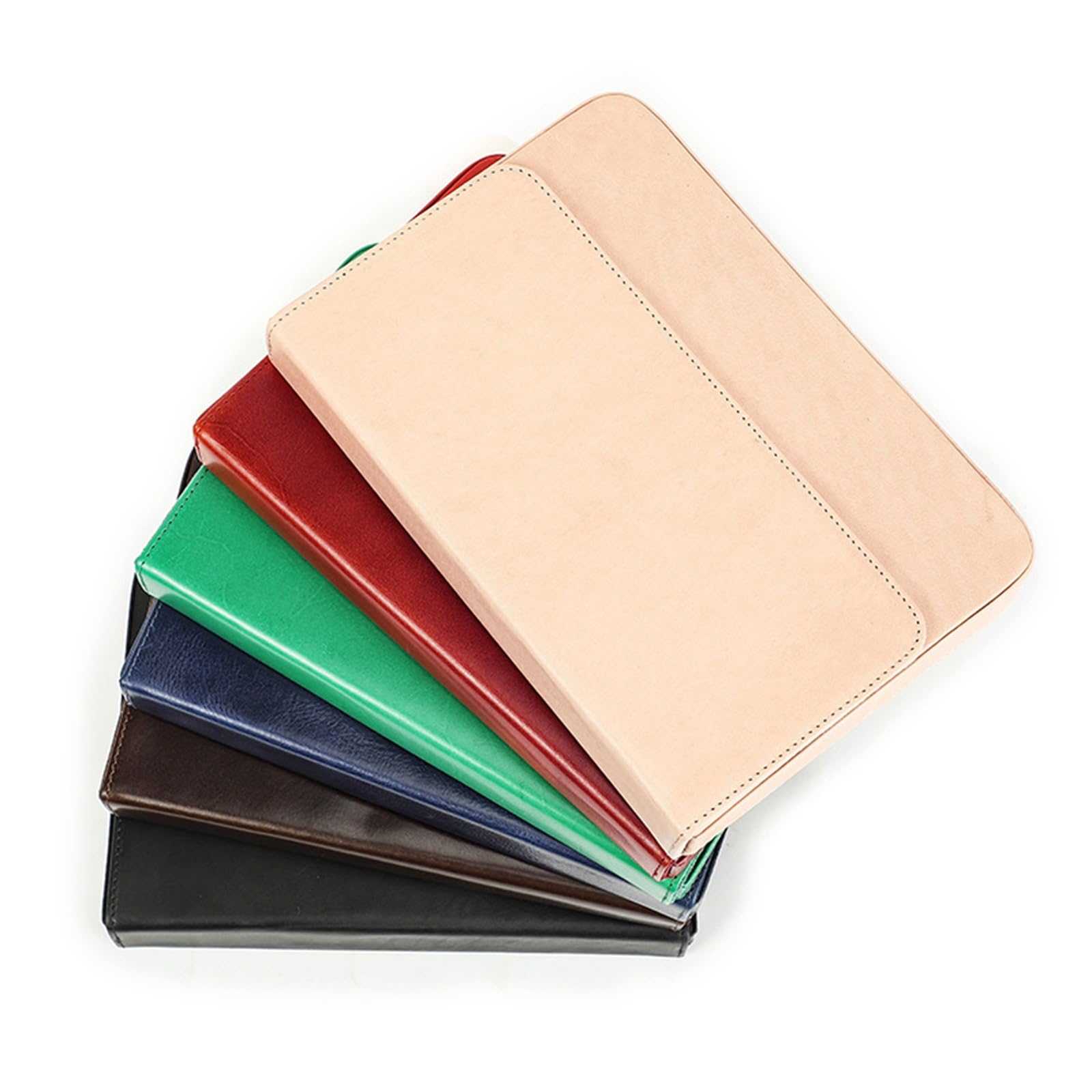 Astuccio in Pelle Portapenne in pelle rimovibile con cassetto fatto a mano per il Lavoro(Rouge)