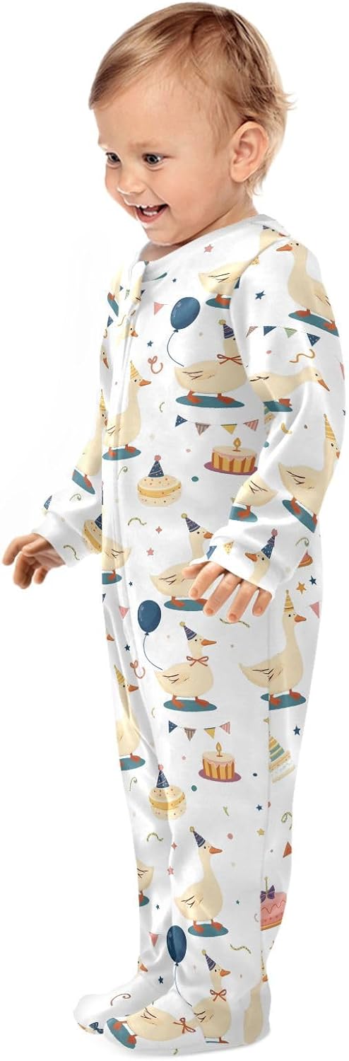 Dussdil Baby One-Piece Footies Newborn Rompers Pajamas Cotton Footed Pjs for Sleep Play Boys Girls 3 6 9 12 18M - Image 4