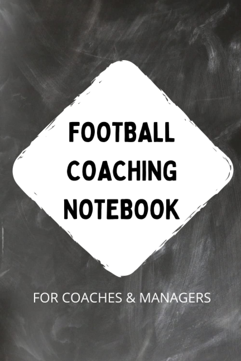 A5 Football Coaching Notebook: 120 Page | White Pages | Football Pitch Template
