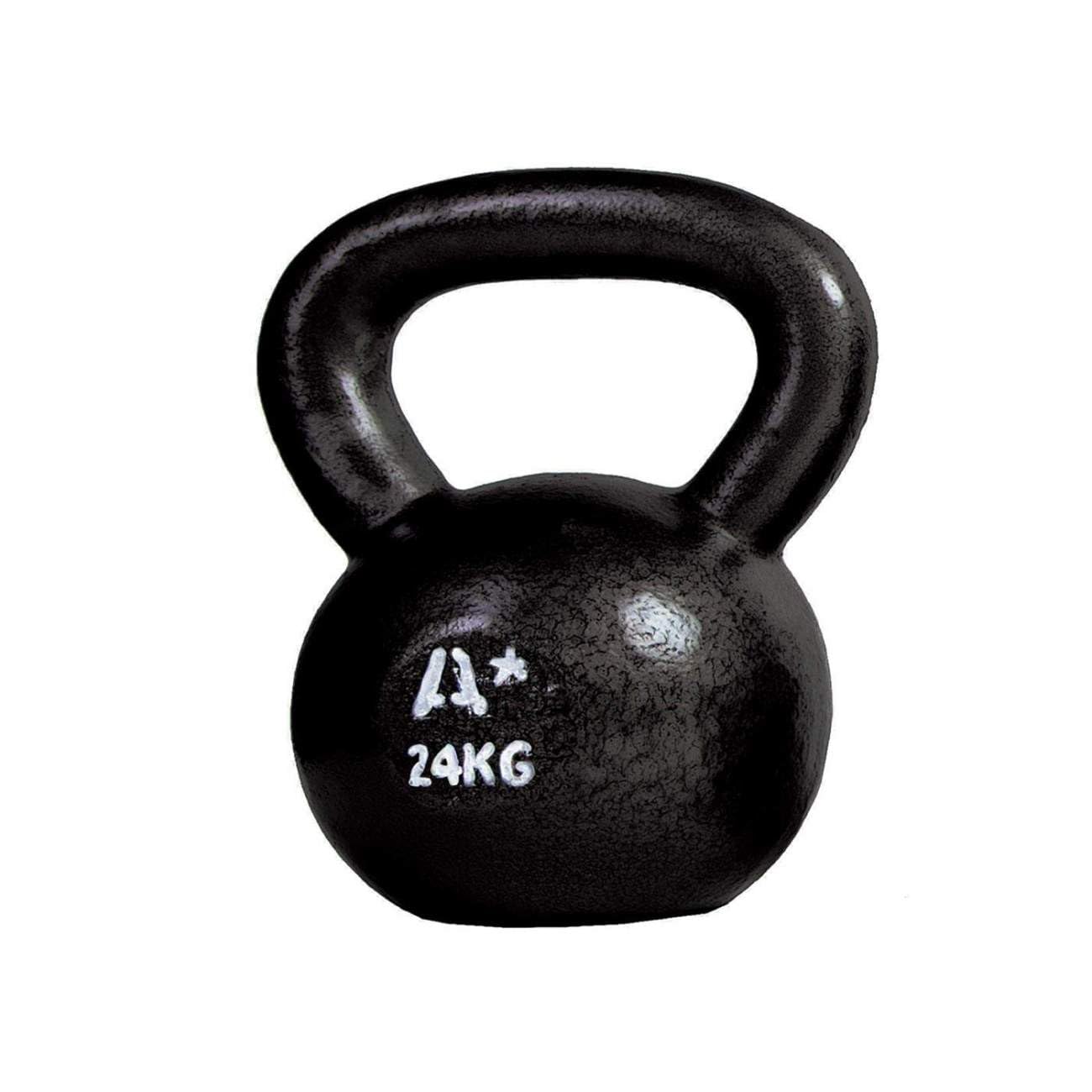 AMAYA SPORT - Kettlebell obsada żelazna, 24 kg, rosyjskie żelazne ciężary, Kettlebell do treningu siłowego do domu lub siłowni, rosyjskie hantle do ćwiczeń fitness