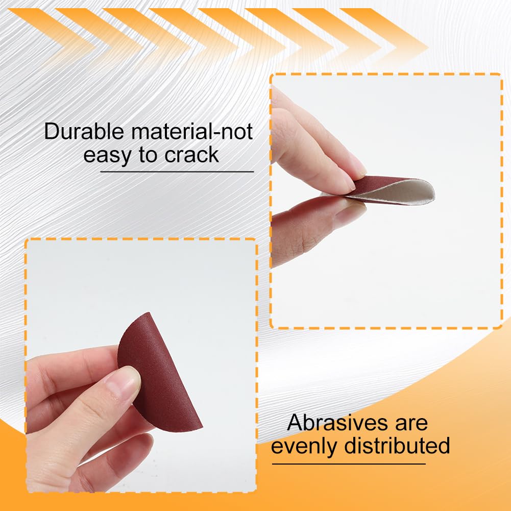 SPEEDWOX 100 Pcs 1000 Grit Sanding Discs - Hook & Loop -3