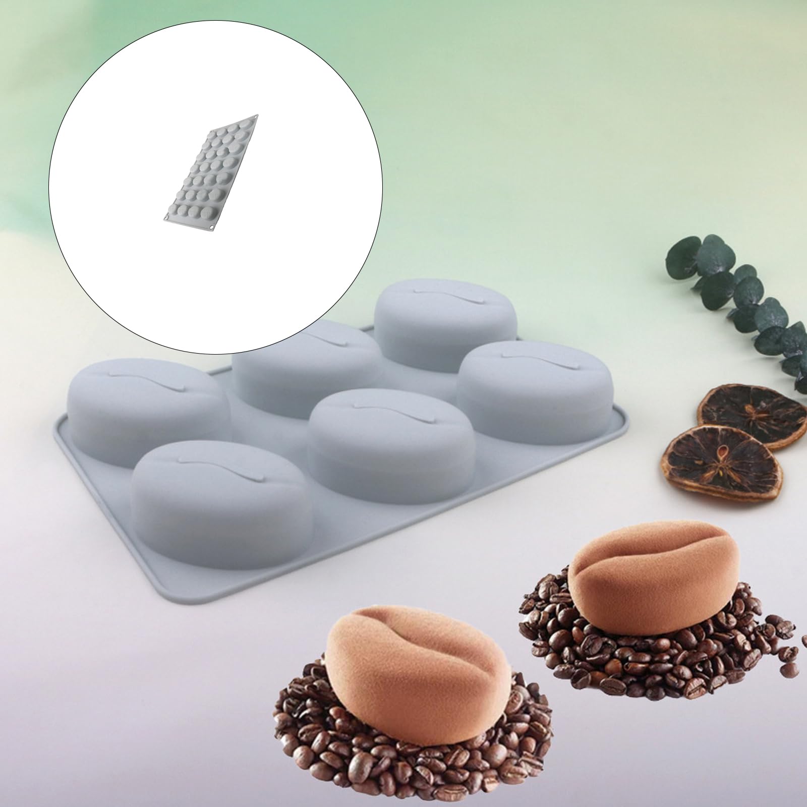 Caramelle caffè in silicone flessibile, 12 consecutive coffe
