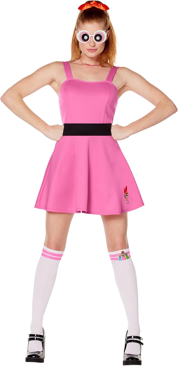 Spirit Halloween The Powerpuff Girls Adult Blossom Costume Officially Licensed