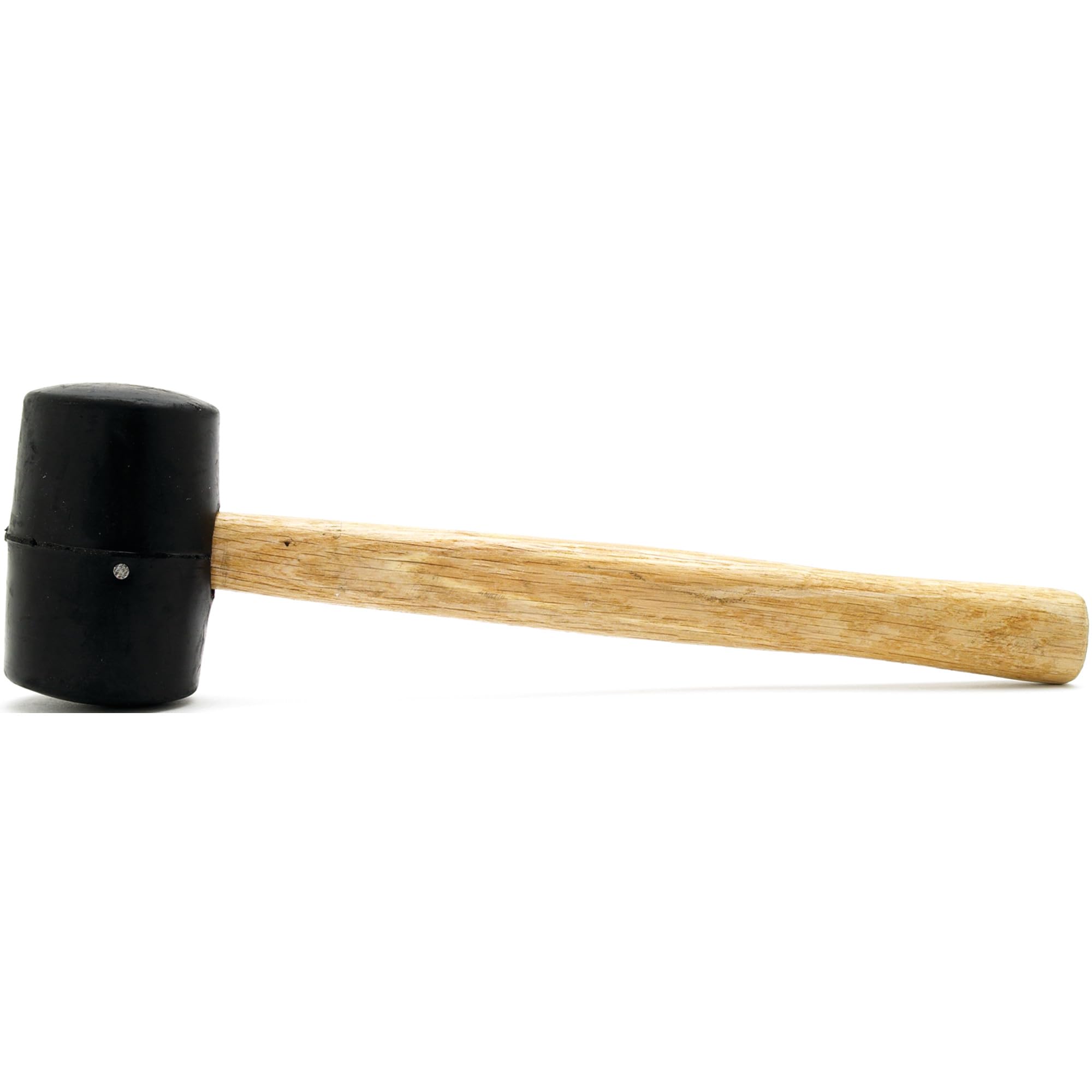Performance Tool 1129 Rubber Mallet - Durable Head with Wood Handle, Ideal for Non-Marring Applications and General Purpose Use