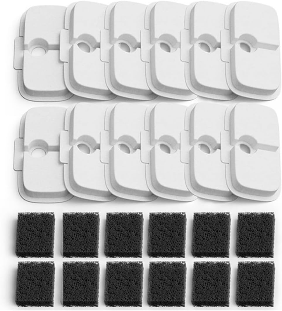 Replacement Filters, Compatible with Dockstream, 48 Pack for Wireless Cat Water Fountain Models PLWF005 PLWF115 WF105