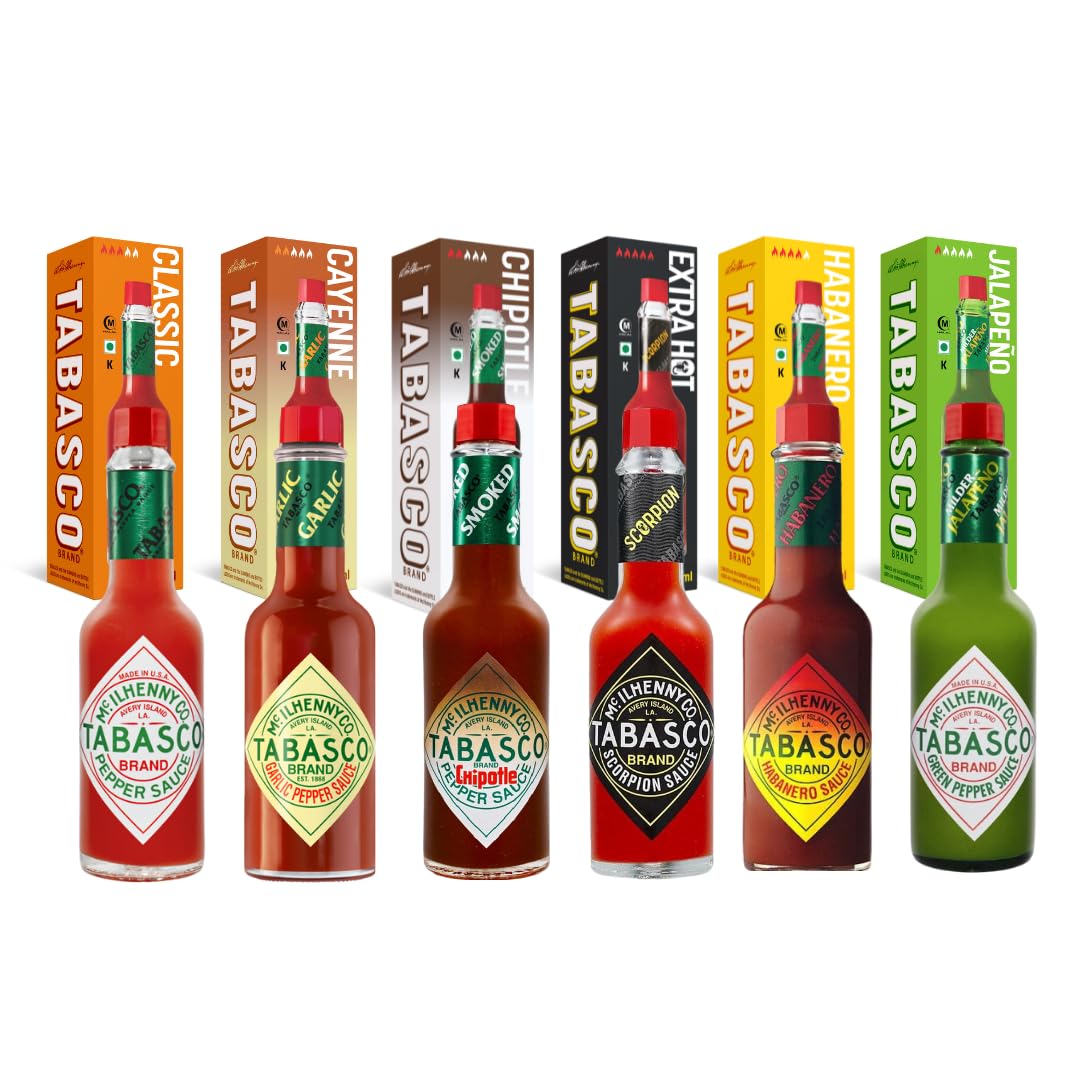 TABASCO Set 6 (6 x 60 ml) – The set with all Tabasco 