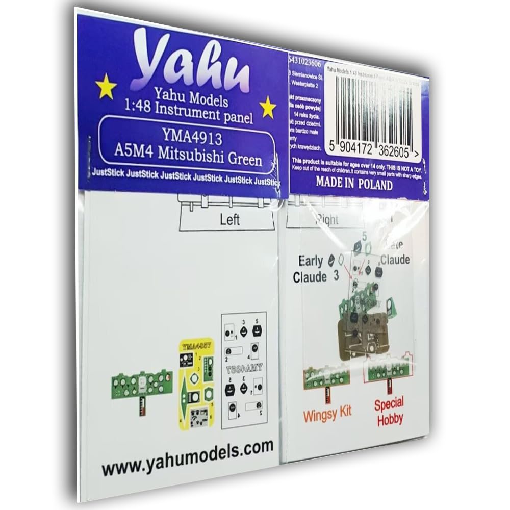Yahu Model YMA4913 1/48 A5M4 Green for Wingsy kit and Special Hobby