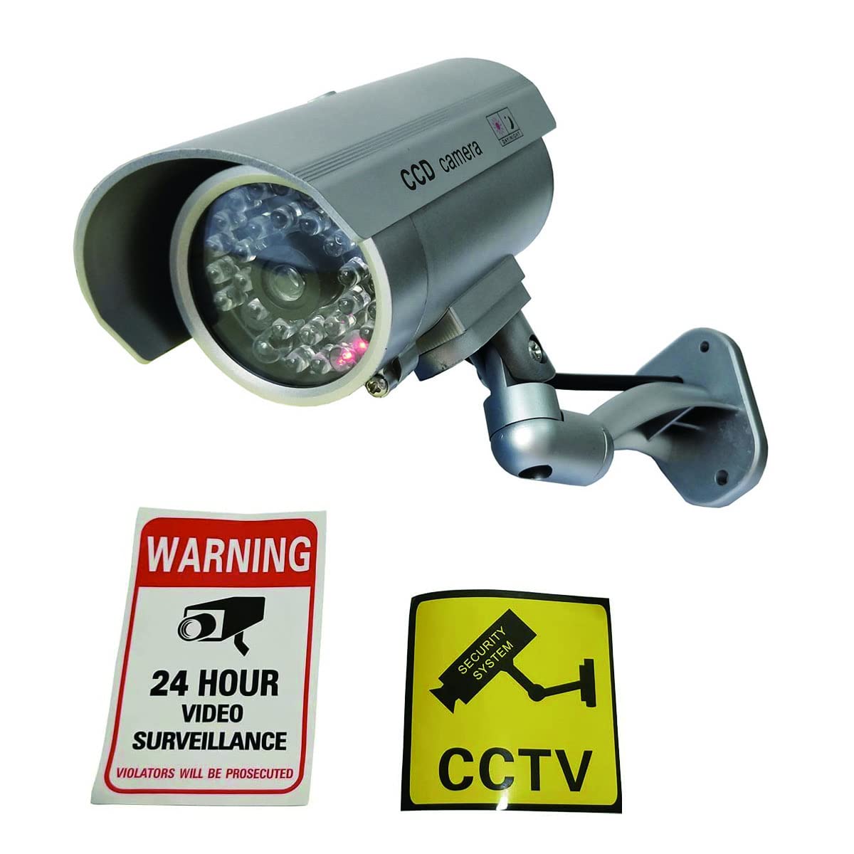 Fake Security Cameras 4-Pack With Blinking LED Lights - Dummy CCTV ...