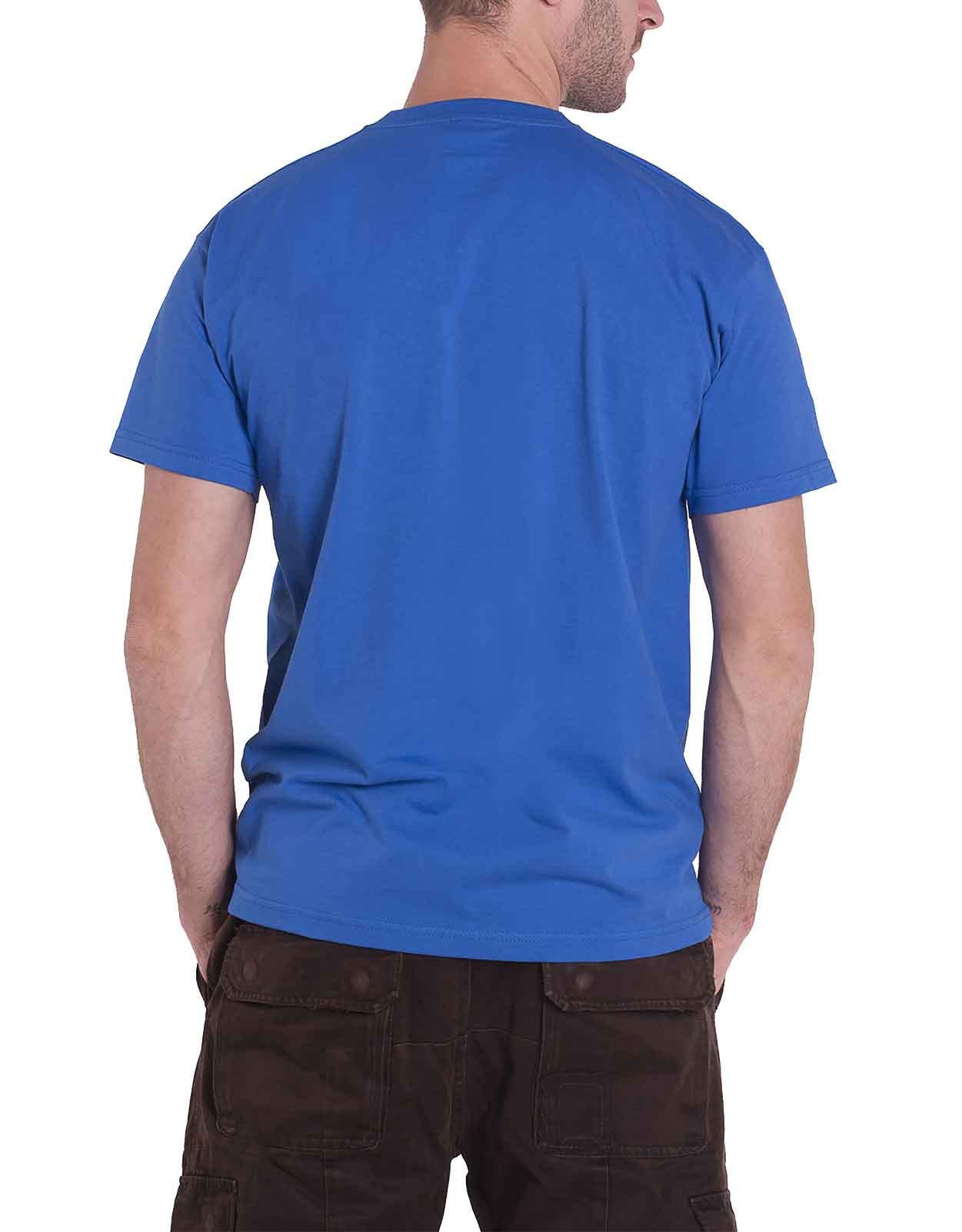 Sonic Youth T Shirt Washing Machine Album Band Logo Nouveau Officiel Homme Bleu