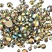 Rhinestones flat back gems round DIY decorative Nail Face and apparel accessories ss3-20 mix size(1440pcs ghost light)