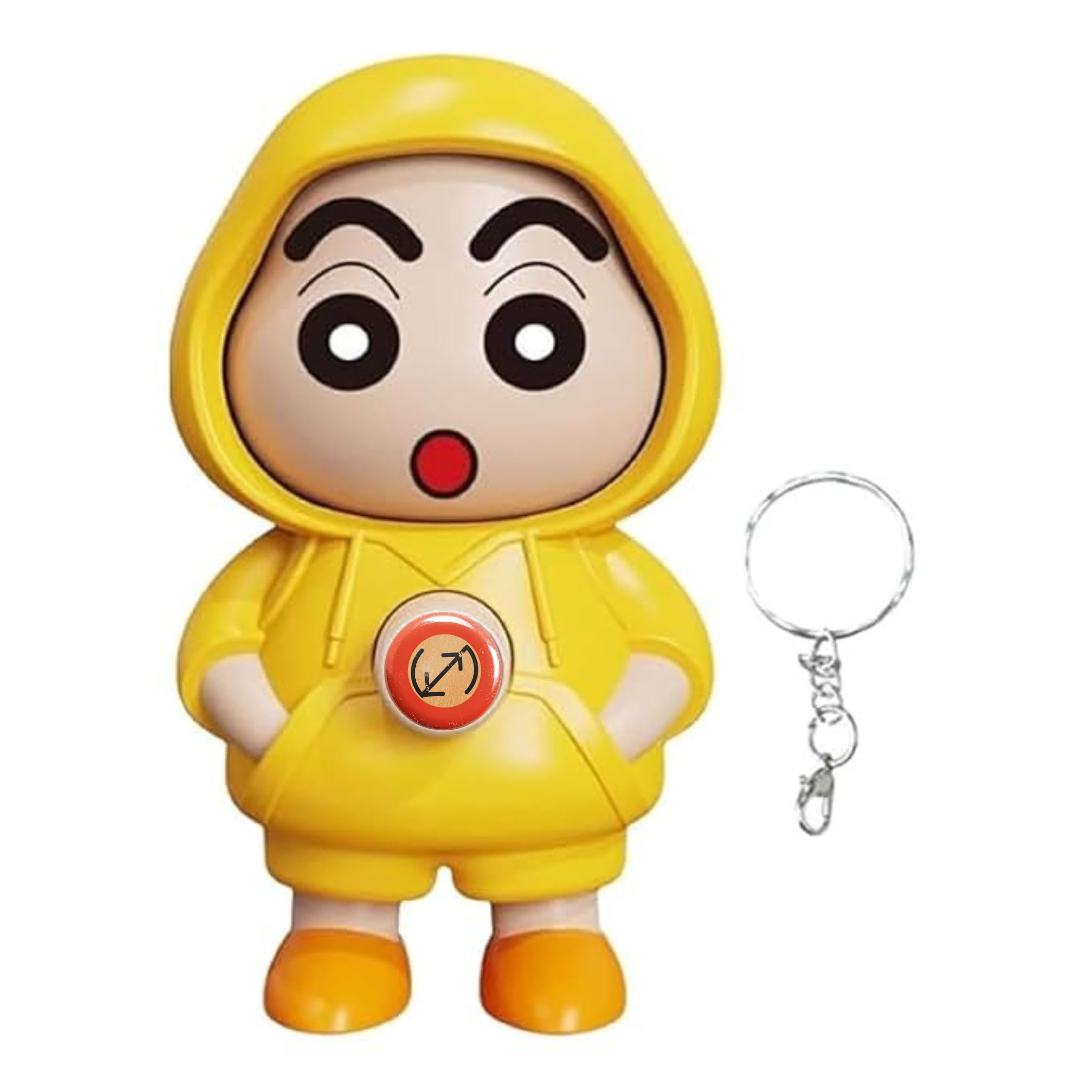 Face Changing Keychain – 3D Cartoon Character Toy with 3 Expressions | ABS Key Holder for Bags, Cars & Gifts | Cute Action Figure for Kids & Adults