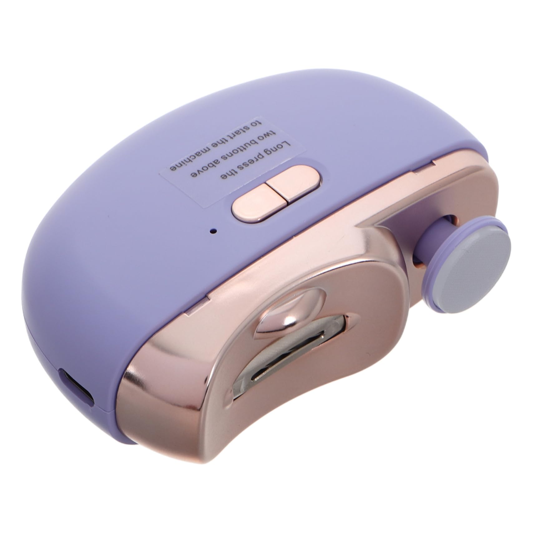Taglia Unghie Elettrico e Velocità Regolabile per Bambini, Tagliaunghie Automatico Ricaricabile Usb, Plastico con Impugnatura Ergonomica per Adulti e Bebè