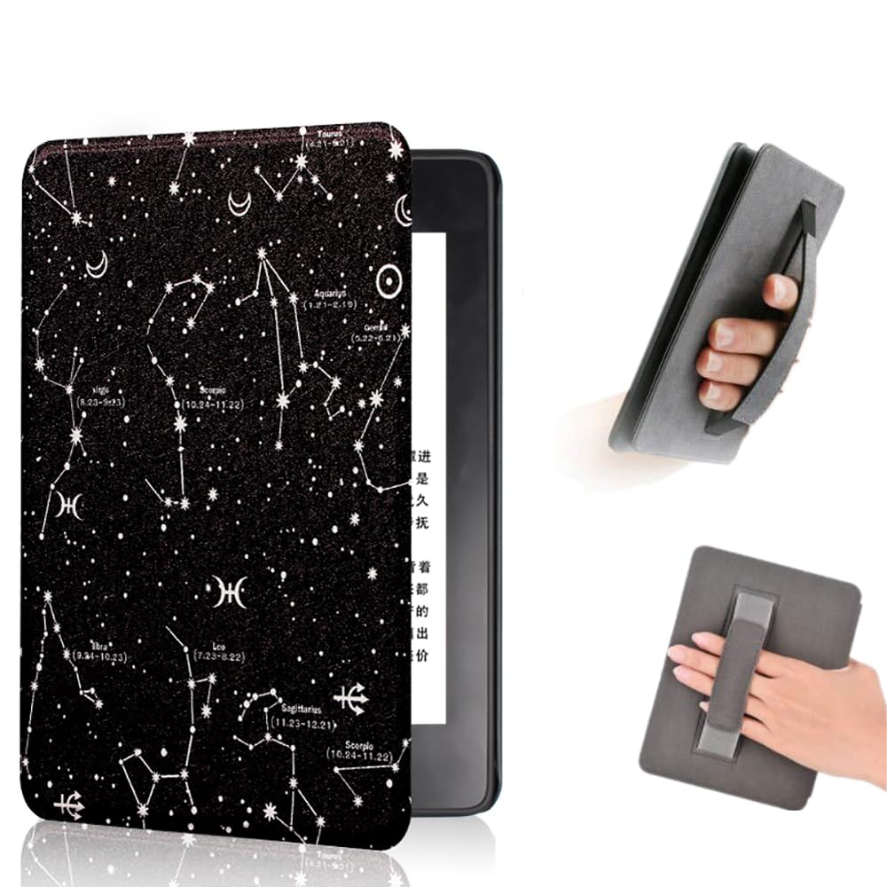 Funda para 6" Kindle (11.ª Generación - 2022) - PU de Primera Calidad Estuche con Correa de Mano y Automática Reposo/Activación Función(Modelo: C2V2L3) — view 13