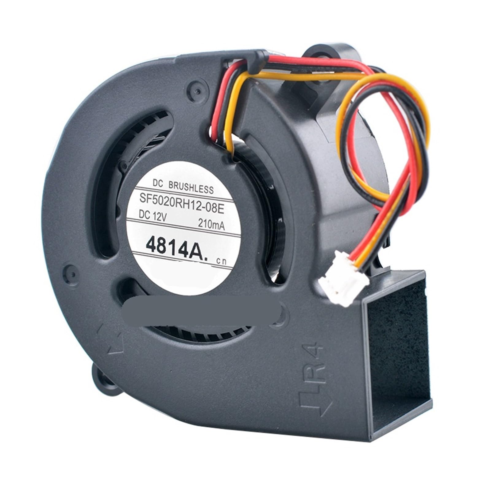 JJKKOZVQF SF5020RH12-08E 5cm 50mm Blower Fan 50x50x20mm DC12V 0.21A 3-Pin Centrifugal Cooling Fan