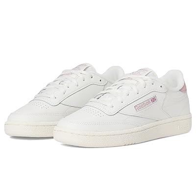 Reebok Kids Club C (Big Kid) Kids Shoes Chalk/Chalk/Rose