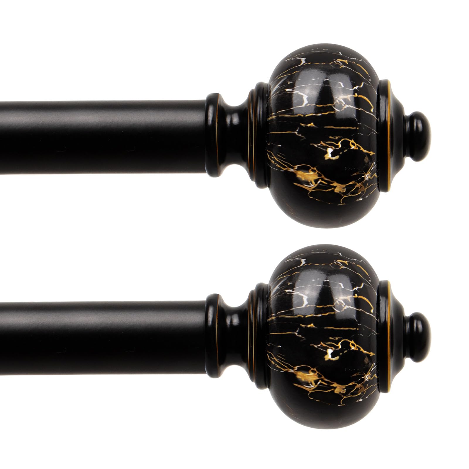 Bronze Curtain Rods - 72-144 Inch Telescoping -11 Bronze Curtain Rods - 72-144 Inch Telescoping -11