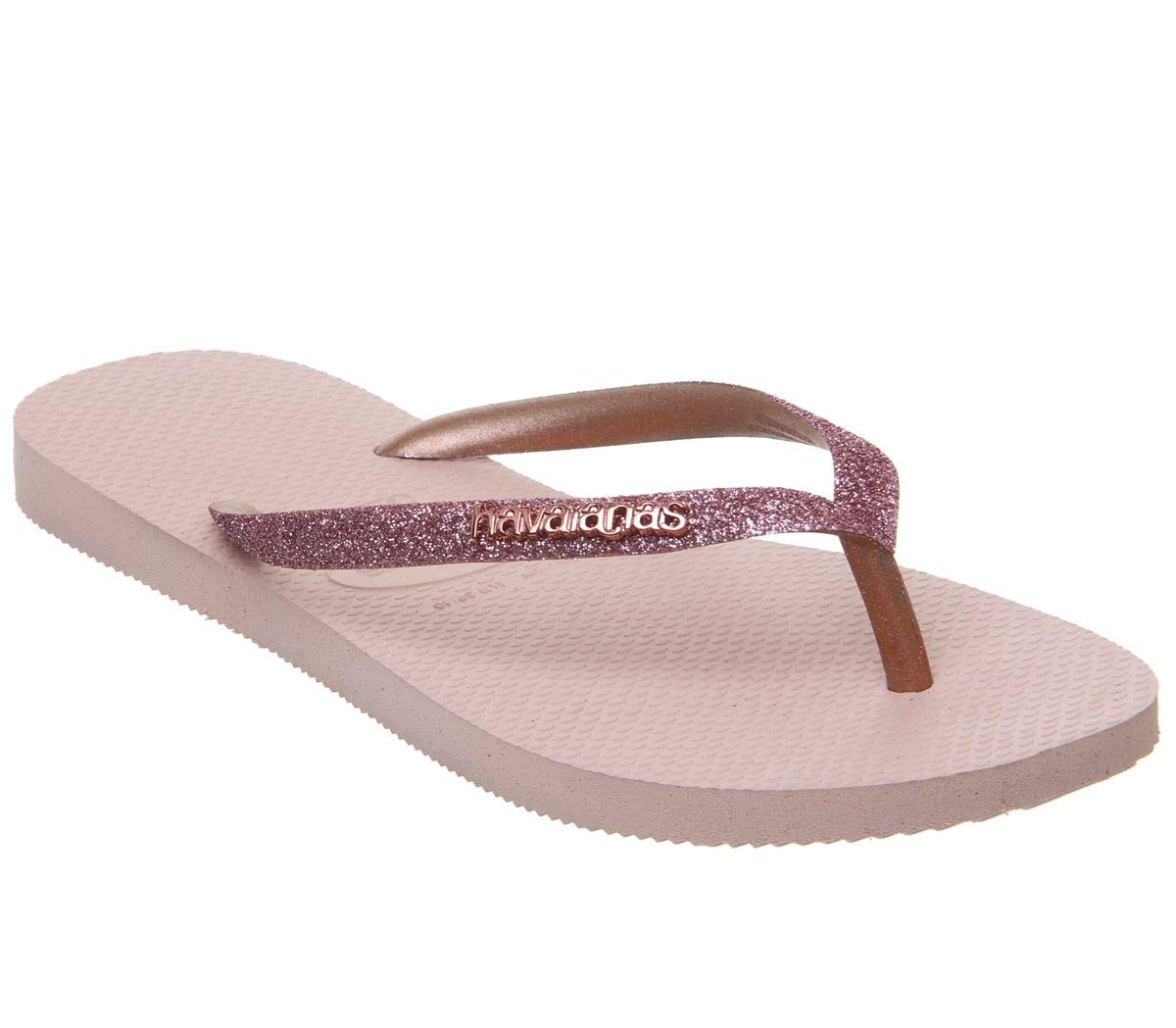 Women's HAV Slim Glitter Ballet Rose Flip-Flop