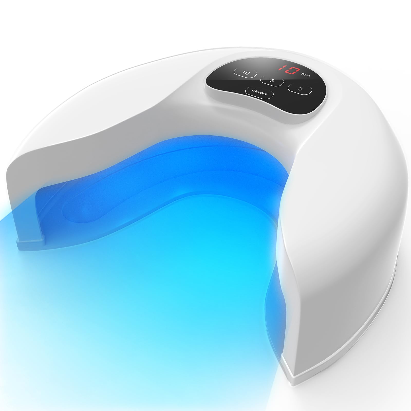 iKeener Rechargeable Appareil Mycose Ongle Pied pour Ongles de Pieds Multiples, 14*Bleue 470nm & 8*Infrarouge 910nm Appareil de Lumière pour Ongles Décolorés et Épaissis