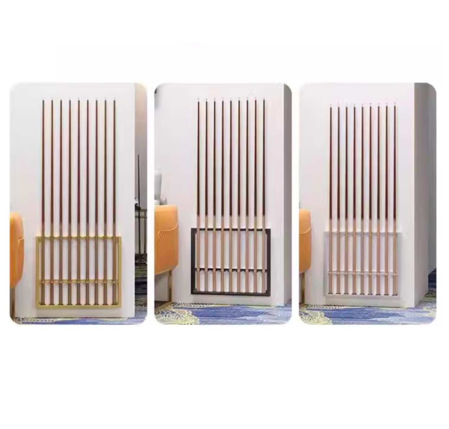 Golfschläger-Halter Golf Club Halter Stehen Wand Halterung Pool Queue Rack for 9 Cues Sticks Lagerung Tisch Zubehör Ausrüstung Golfschläger-Organisation