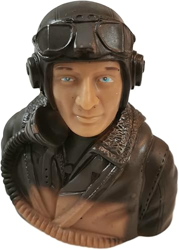 Miniatura 4 de Figuras de piloto de 15 de la Segunda Guerra Mundial pintadas a mano para aviones RC modelo avión avión Warbird Sport Jet Car Boat Drone Toy Driver