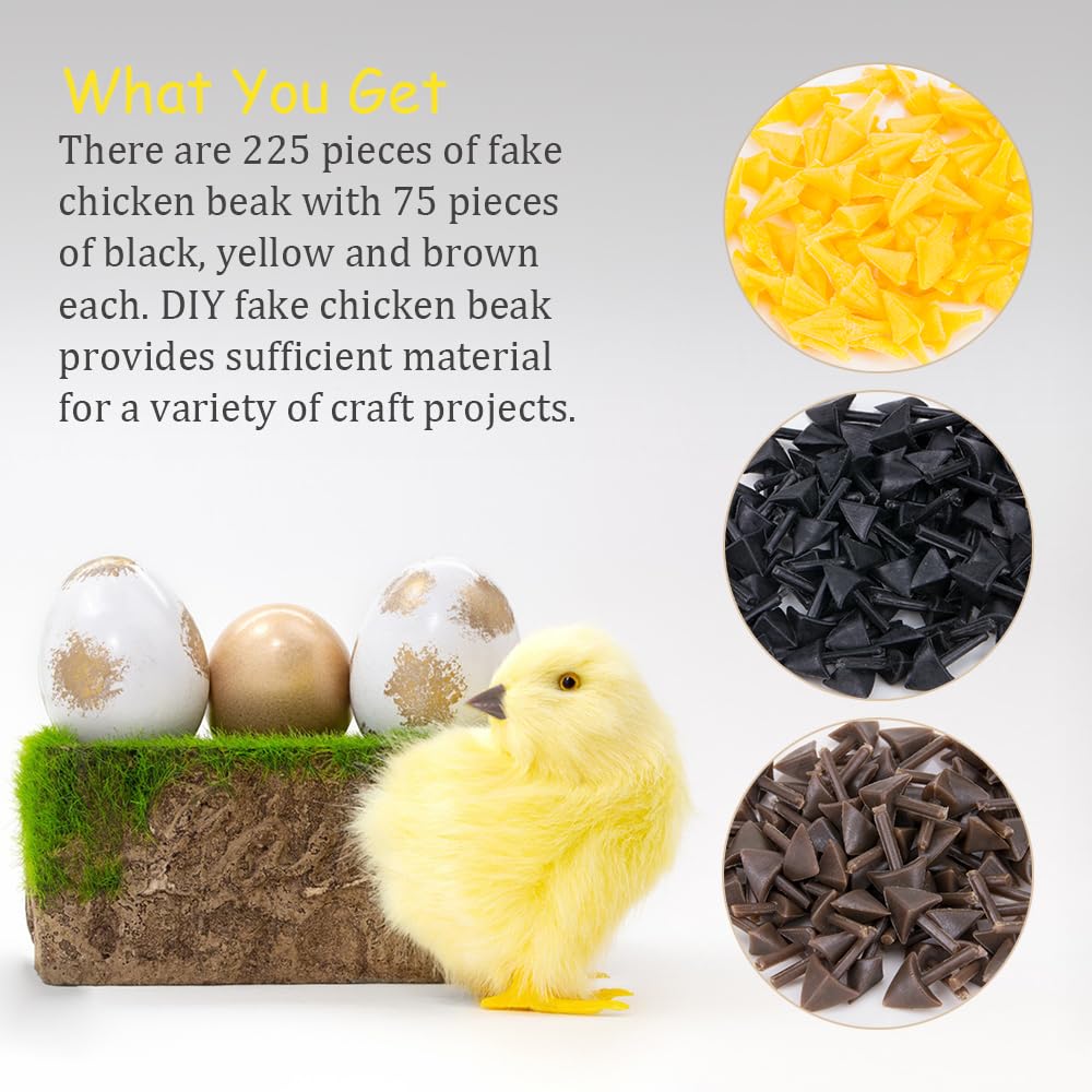 Amazon.co.jp: ZORZA 225個 リアルなプラスチック鳥のくちばし