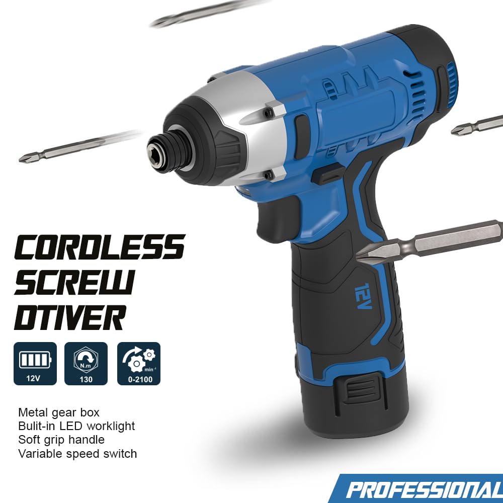 CODE IMPACT コードインパクト Amazon.com: Cordless Impact Driver Kit, 1/4'' Hex Power
