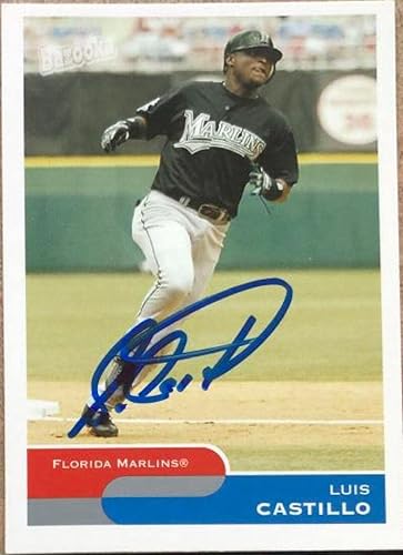 Luis Castillo Autographed 2004 Bazooka #74