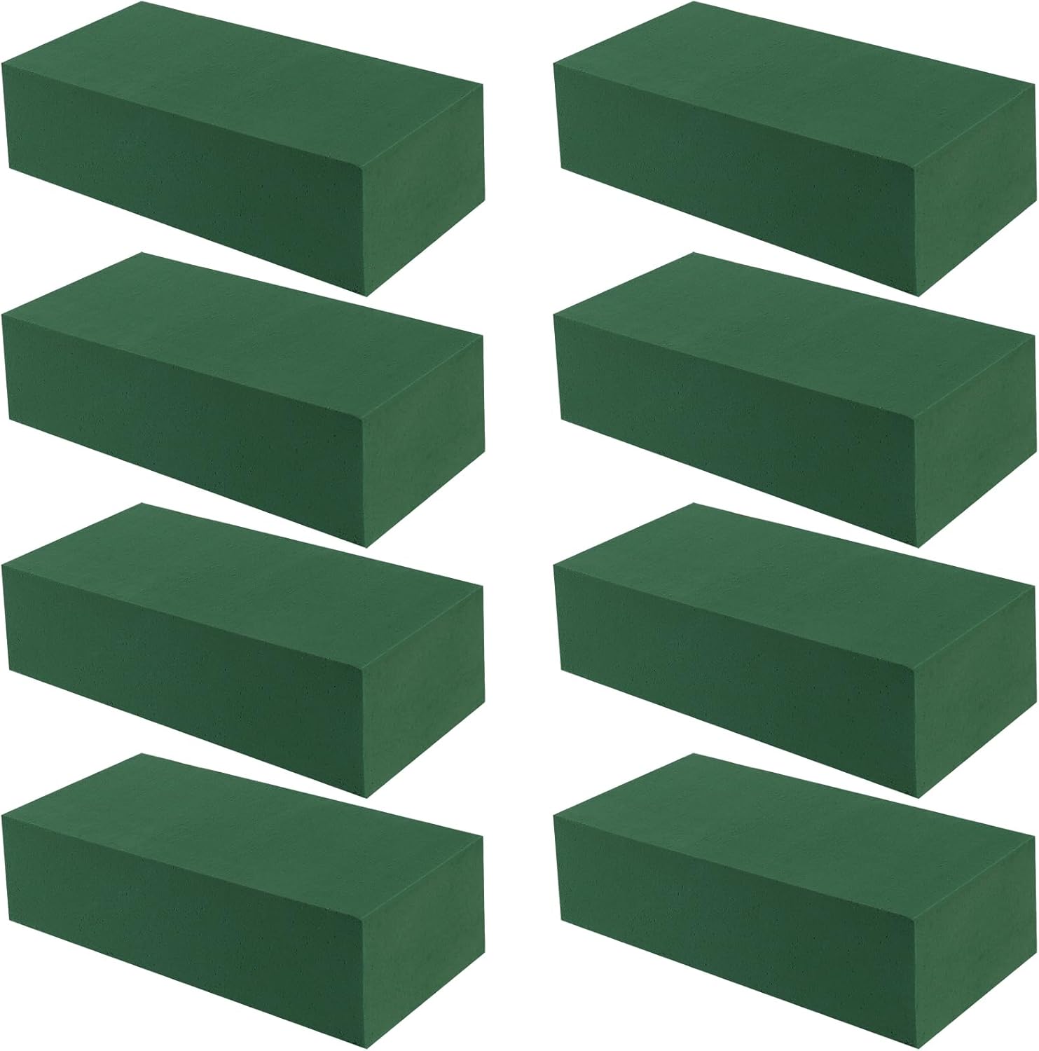 JEUIHAU 8 PCS Floral Foam Blocks, Wet Floral Foam Bricks, Rectangle Floral Foam