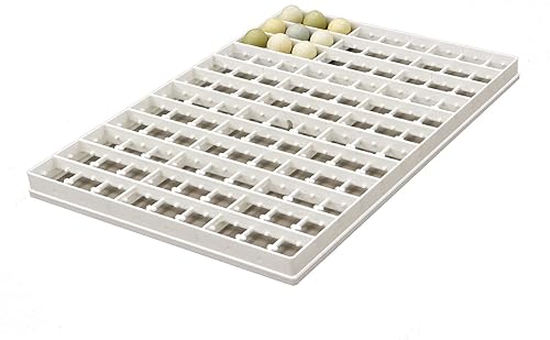 Hatching Time Bandeja para preparar huevos (108 huevos de faisán), buen ajuste, duradera, lavable, fácil de limpiar, Cimuka, se adapta a