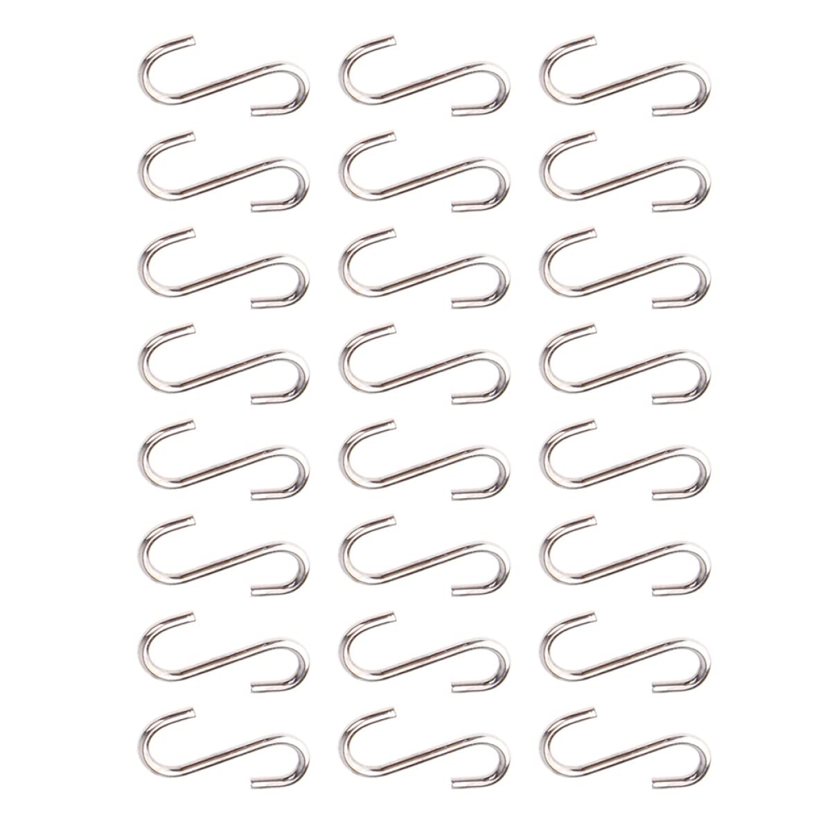 EXCEART 600stücke S-haken Multifunktionale Mini-hänger Für Schmuck Und -projekte Leicht Und Einfach Zu Verwenden Für Aufbewahrung Und Organisation