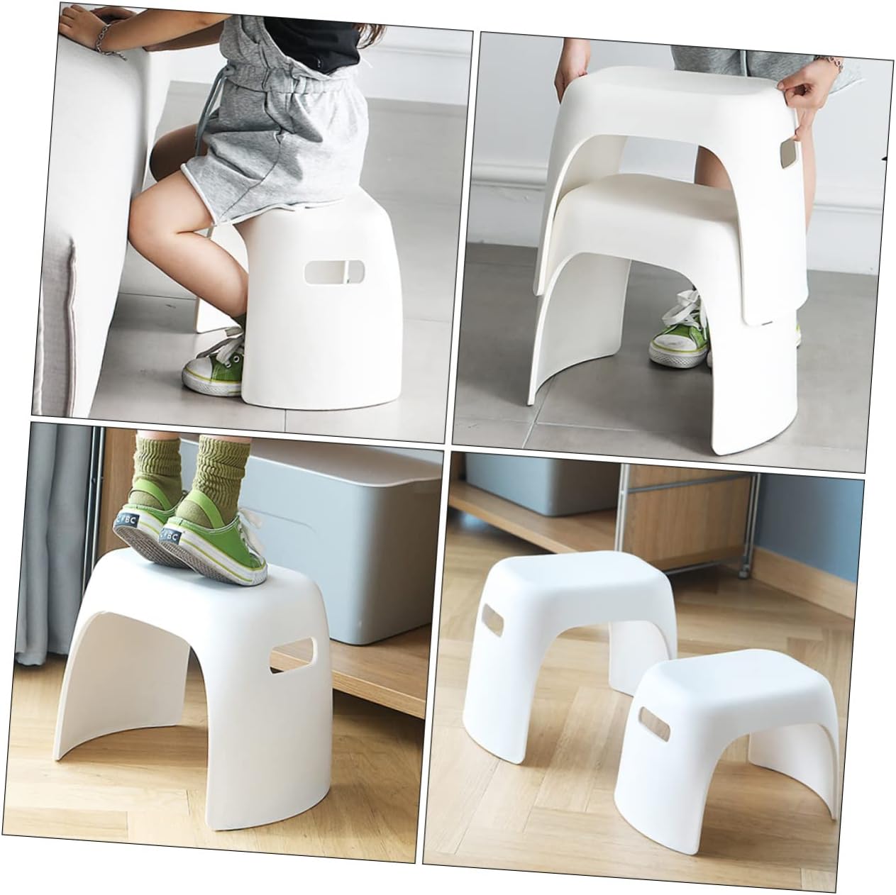Ergonomic Boy Girl Potty Seat Boys and Girls Stool Wobble Base Plastic Step Stool for Home Kindergarten