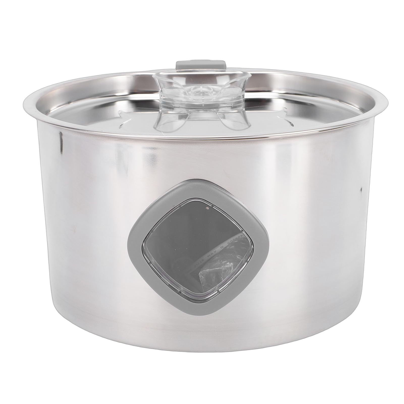 Generic Fuente de Agua Automática para Mascotas de Acero Inoxidable, Dispensador Silencioso de 3,2 L para Hogares con Varias Mascotas