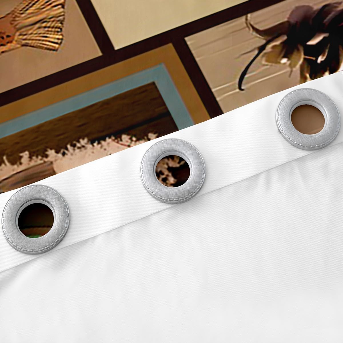 Feelyou Kids Bass Fish 30%-50% Blackout Shades Deer Hunting Window Curtains Fishing Window Drapes Boys Girls Rustic Farmhouse Teens Bedroom Decor (2 Panels, 42 x 63 Inch)