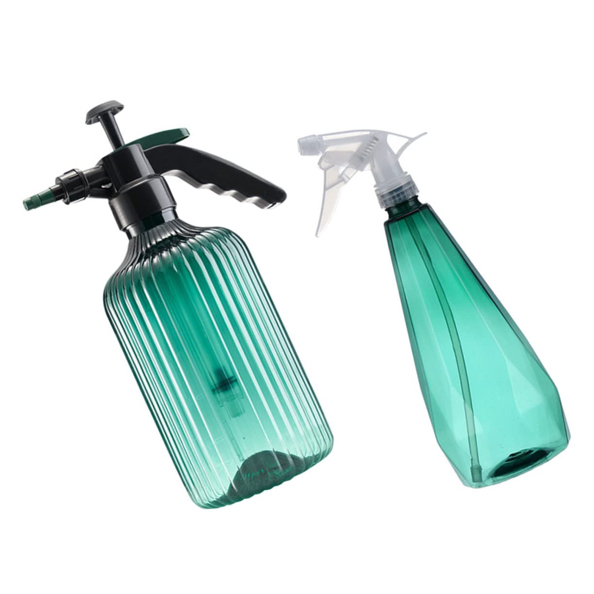 BESTonZON 2 Ensembles Pulvérisateur Petit Aluminium Plantes Usine Vaporisateur Arrosoir Moderne L'arrosage Peut À L'intérieur Arrosoir Extérieur Plastique Vert Couleur Aléatoire 2 Pièces * 2