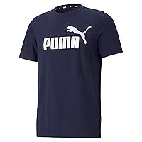 Puma Ess Logo Tee T-shirt, Blu