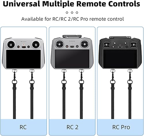 Miniatura 3 de Correa de cordón para el cuello para DJI RCRC 2RC Pro Accesorios de control remoto ajustable y desmontable Correa de cuello Rc con tornillos