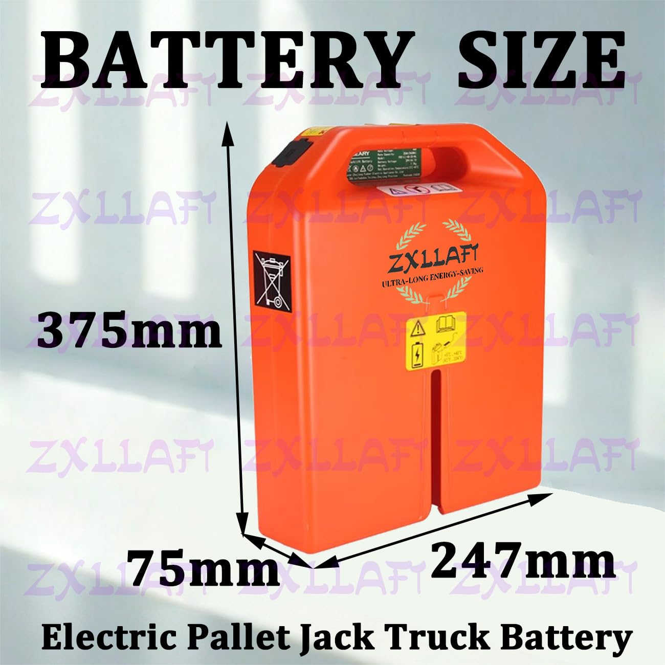 24 V 48 V Batteria Transpallet Elettrico per PTE15N | Batteria al litio LiFePO4 per PTE20Q Batterie carrello elevatore Elettrico Batterie di ricambio con BMS, maniglia