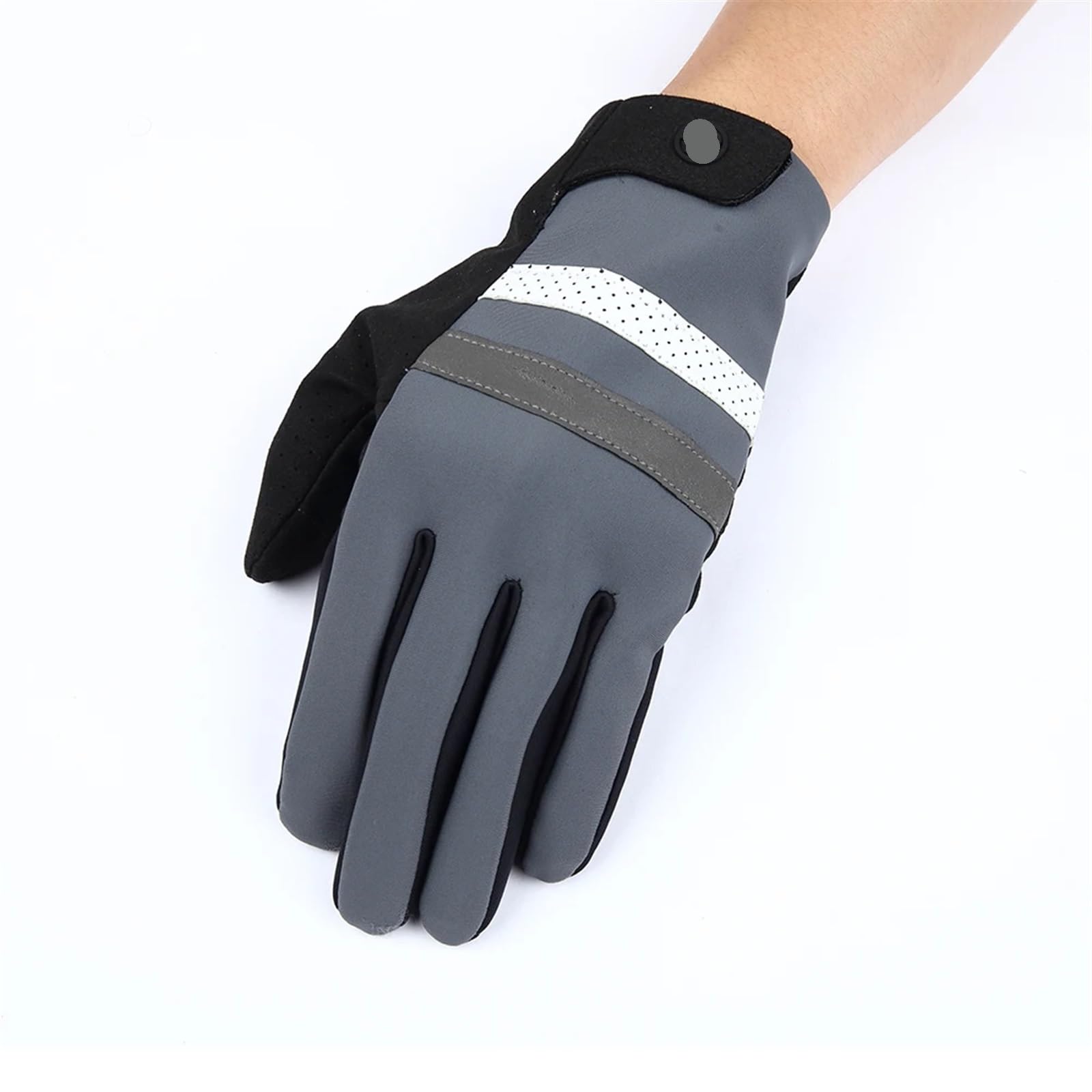 Winter Fahrradhandschuhe Winter-Fahrradhandschuhe, Fahrradhandschuhe, winddicht, wasserdicht, thermisch, warm, Handschuhe, Langstrecken-Fahrradhandschuhe Fahrradhandschuhe Für Radfahren(Black,S)