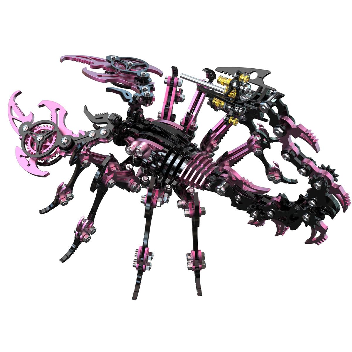 3D Metal Puzzle Scorpion King Modellbausatz, Steampunk Insekt Metall Puzzle Mechanische Scorpion 2025 Kreative Dekoration Geschenk Ornamente - 200 Teile