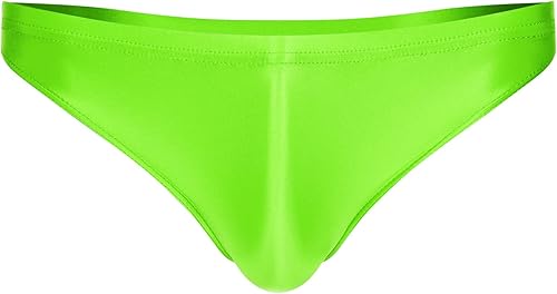 CHICTRY Calzoncillos sexis para hombre, elásticos, de tiro bajo, brillantes, lisos, sin costuras, para hombre