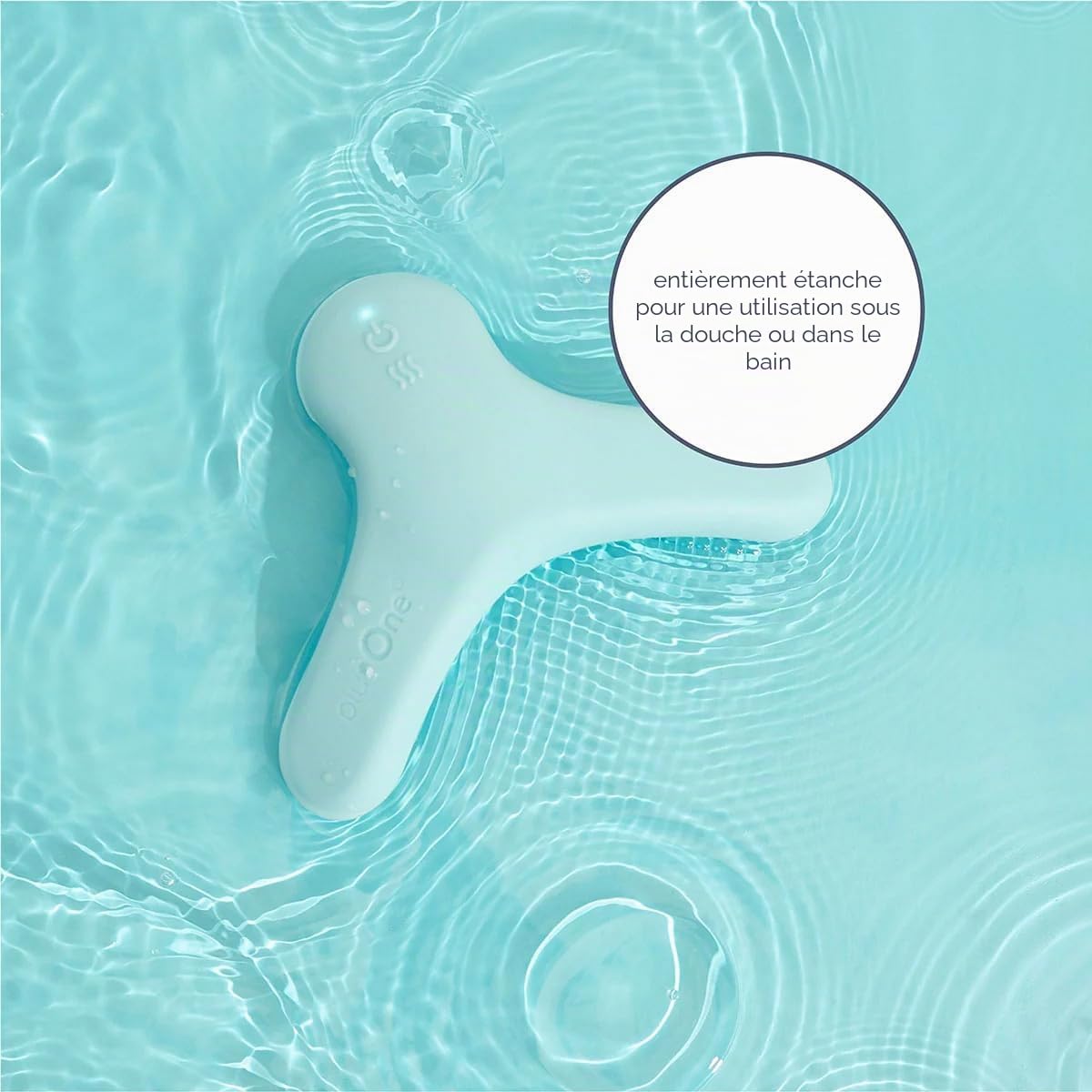 plusOne Breast Body Warming Lactation Massager, 5 Modes | Reduces Breast and Body Pain, 5 Vibrating Modes, 3 Warm Settings, 100% Waterproof, Helps Relieve Cramps
