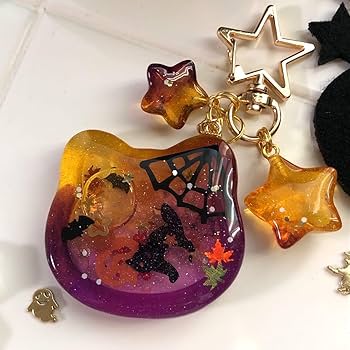 Amazon.co.jp: 132()ハロウィン レジンシェイカーキーホルダー