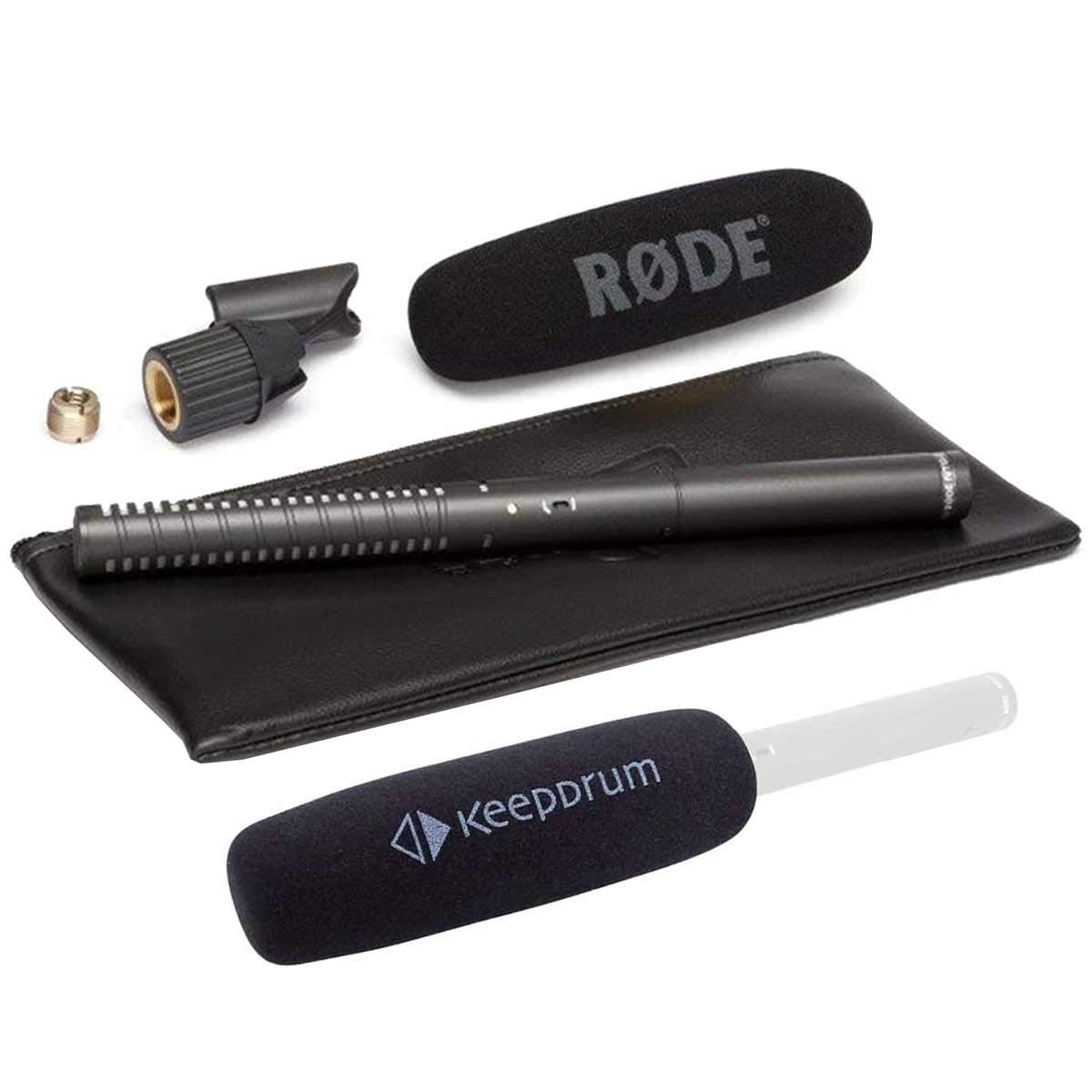 Rode NTG-2 - Micrófono direccional con condensador y protección Keepdrum KDWSVM