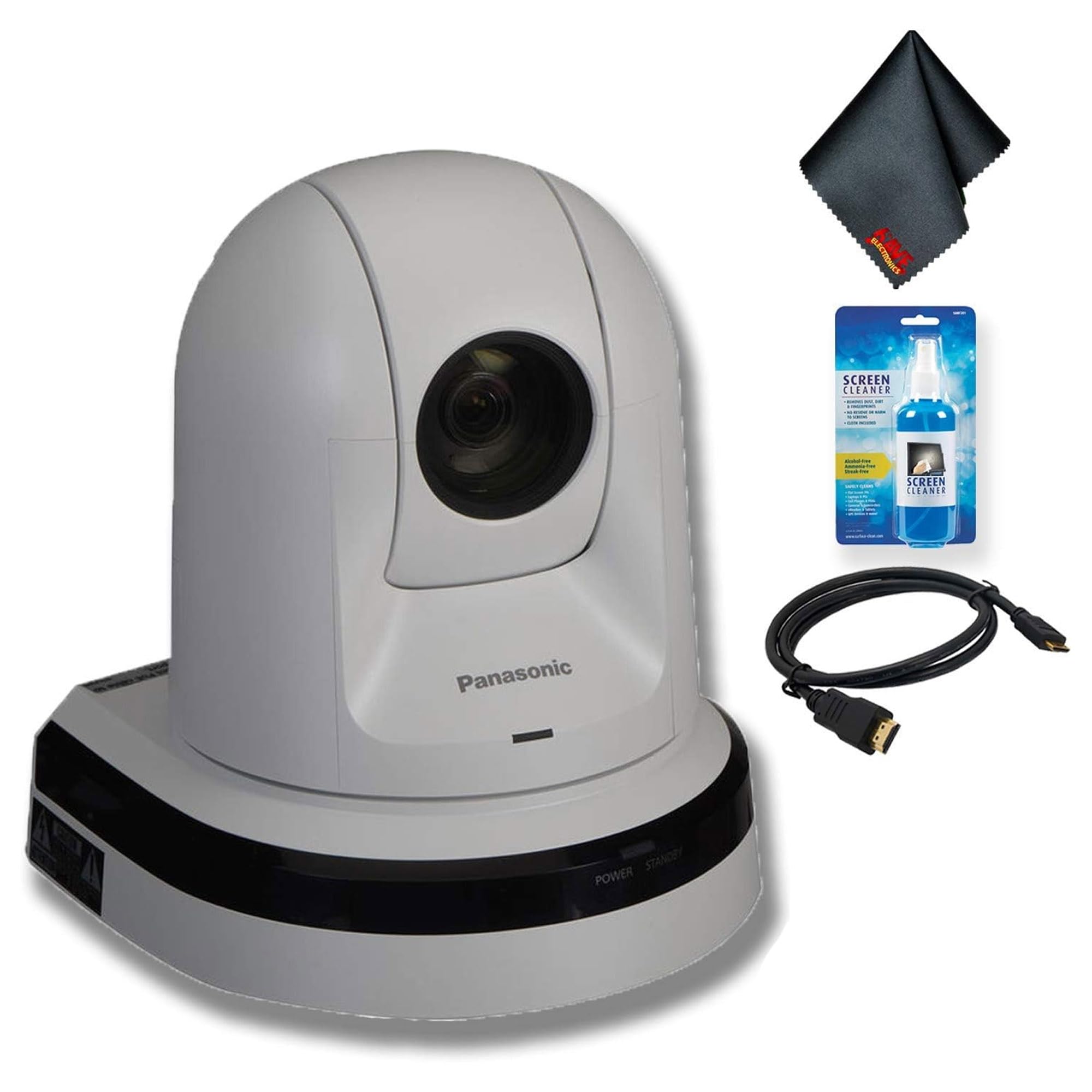 Panasonic AW-HE40HW PTZ Camera with HDMI Output (White) Standard Bundle