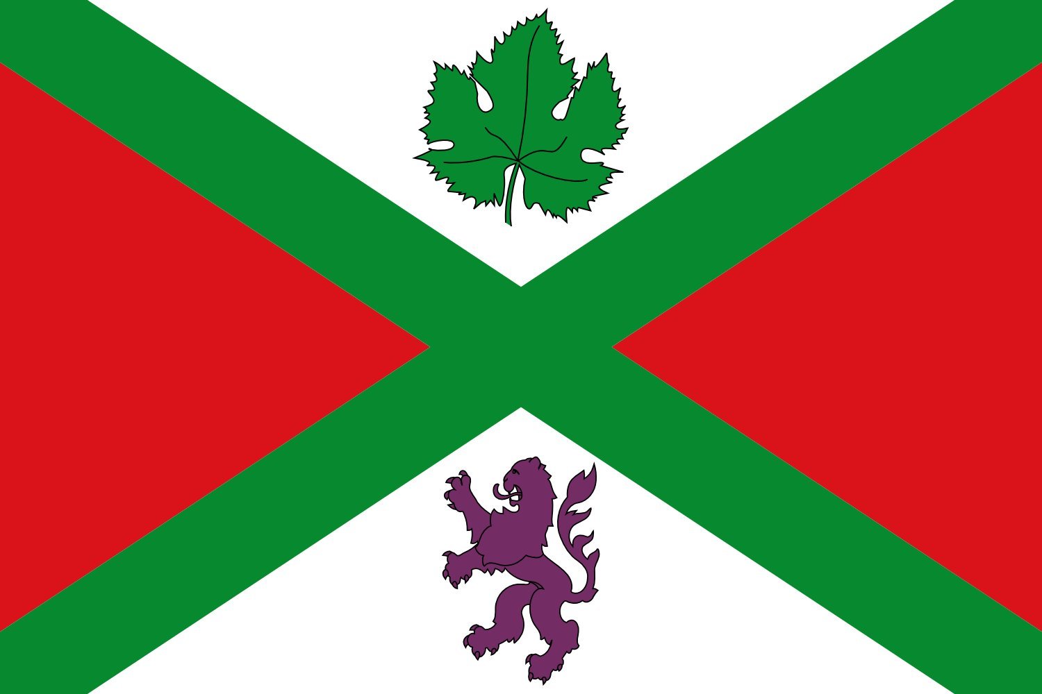 Drapeau XL Alcudia de Monteagud aux finitions premium pour mât de haute résistance