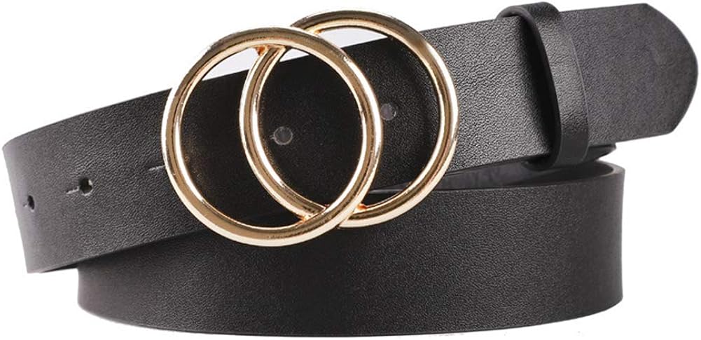faux leather designer belt