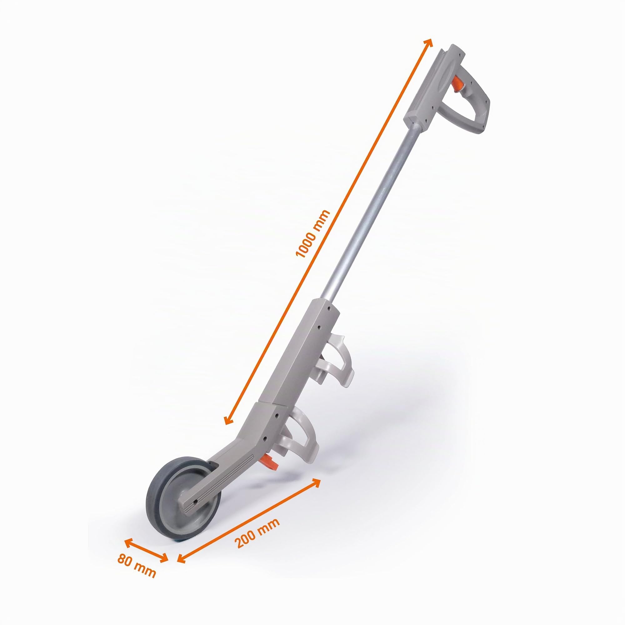DURABLE - Canne de marquage au sol - Canne traçage au sol DURALINE EasyTrack S - Applicateur pour spray de marquage 750 ml – Lignes nettes usines, parkings, entrepôts - Gris - 1 pièce - 114210